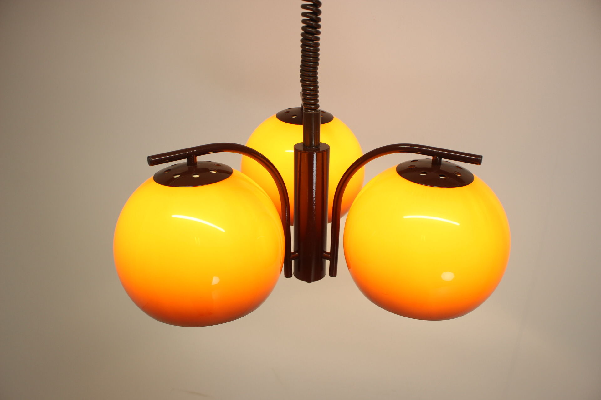 Mid-century adjustable chandelier, 1970's