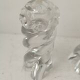 Pair of Baccarat candlesticks