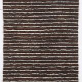 %100 Wool Handwoven Turkish Vintage Kilim Rug, 136x196 Cm