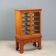 Antique chinoiserie display cabinet in lemon wood, UK 1800s