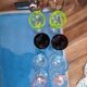 10 multicolored stemmed glasses