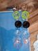 10 multicolored stemmed glasses