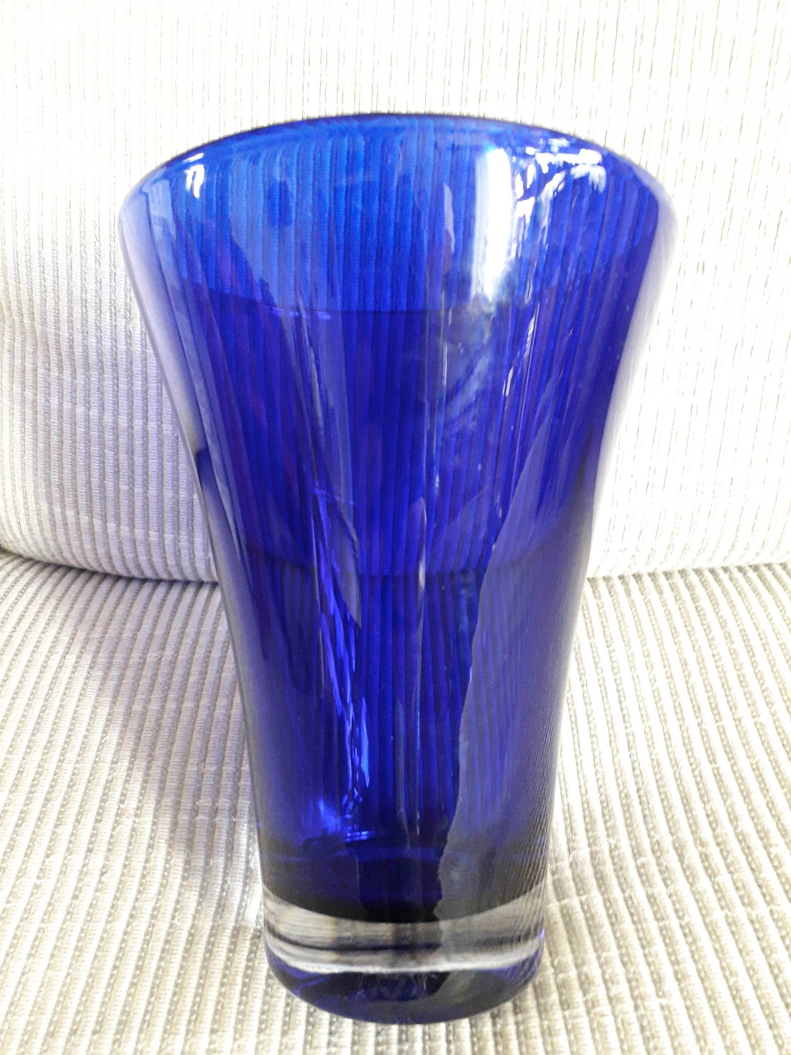 Large Scandinavian vase signed LSA