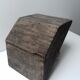 Wooden harvest basket in Bordeaux region