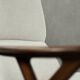 Vintage Mid-Century Norwegian Modern Teak & Boucle Fabric High Lounge Chair