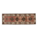 Orange Turkish Vintage Handmade Wool Runner Rug 82x256