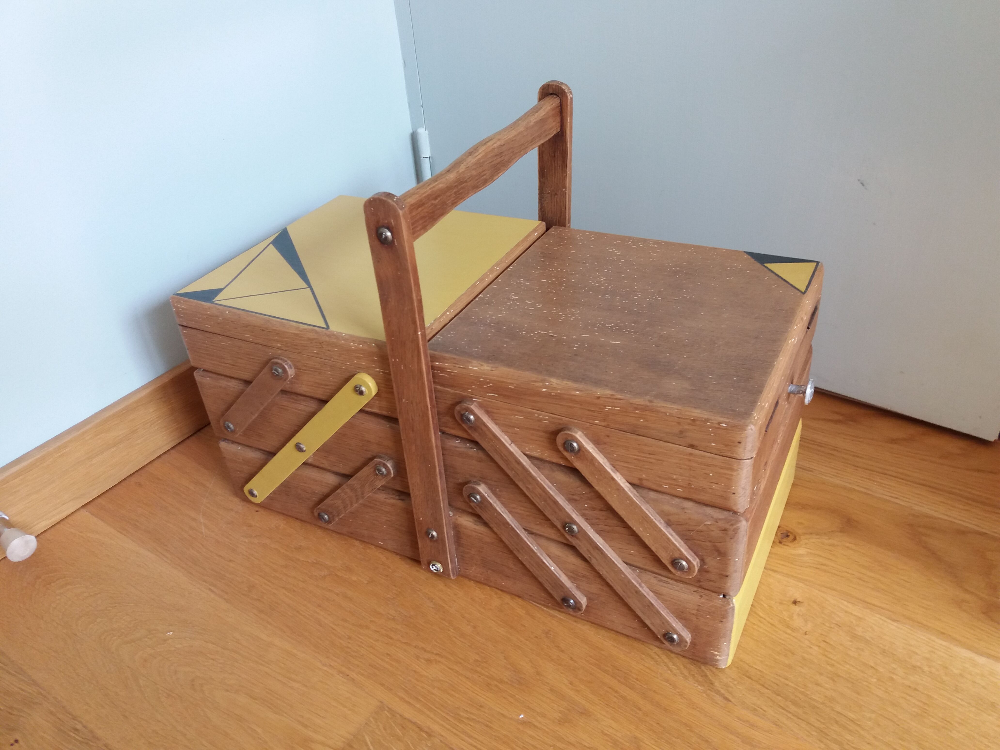 Sewing box worker seamstress revisited