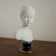 Limoges porcelain girl bust by C.Tharaud