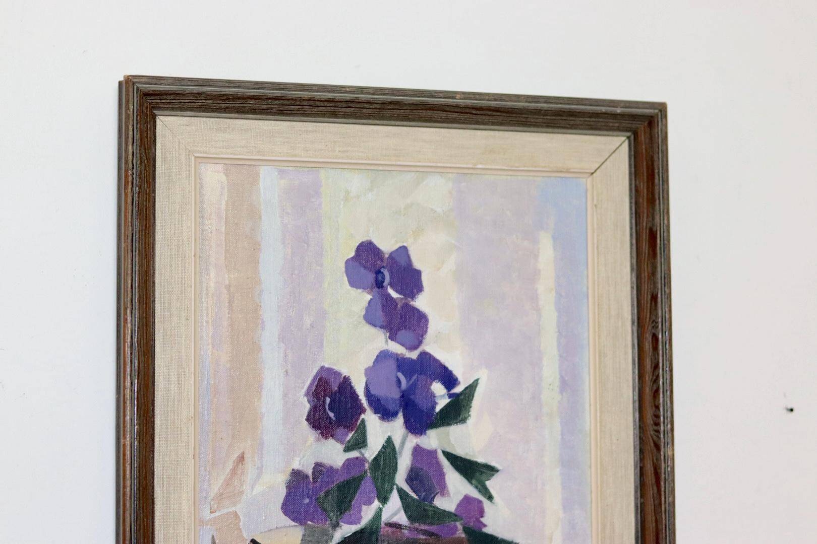 « Nature morte aux fleurs violettes » de Reuben Hedin