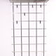 Vintage chrome color aluminum wall coat rack 1950s