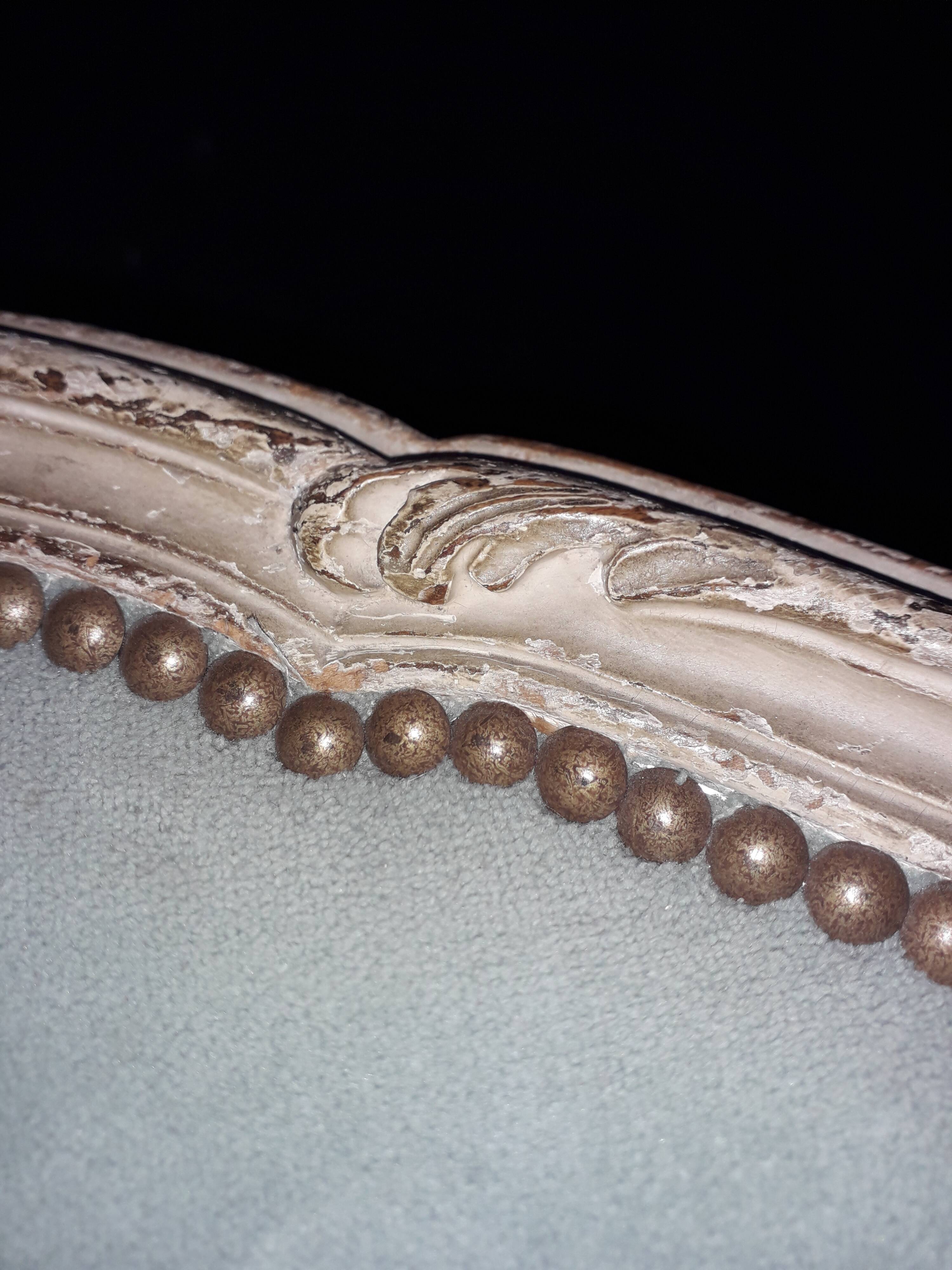 Louis XV-style armchair pair