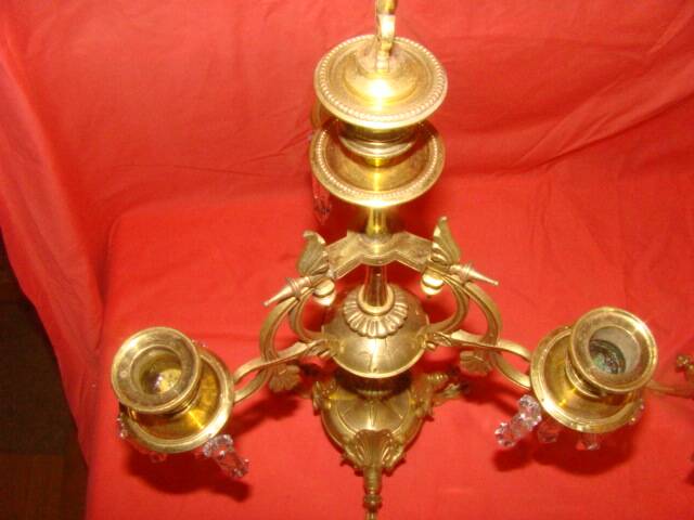 pair of bronze candelabra with 4 candle holders from the late 19th century