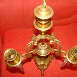 pair of bronze candelabra with 4 candle holders from the late 19th century