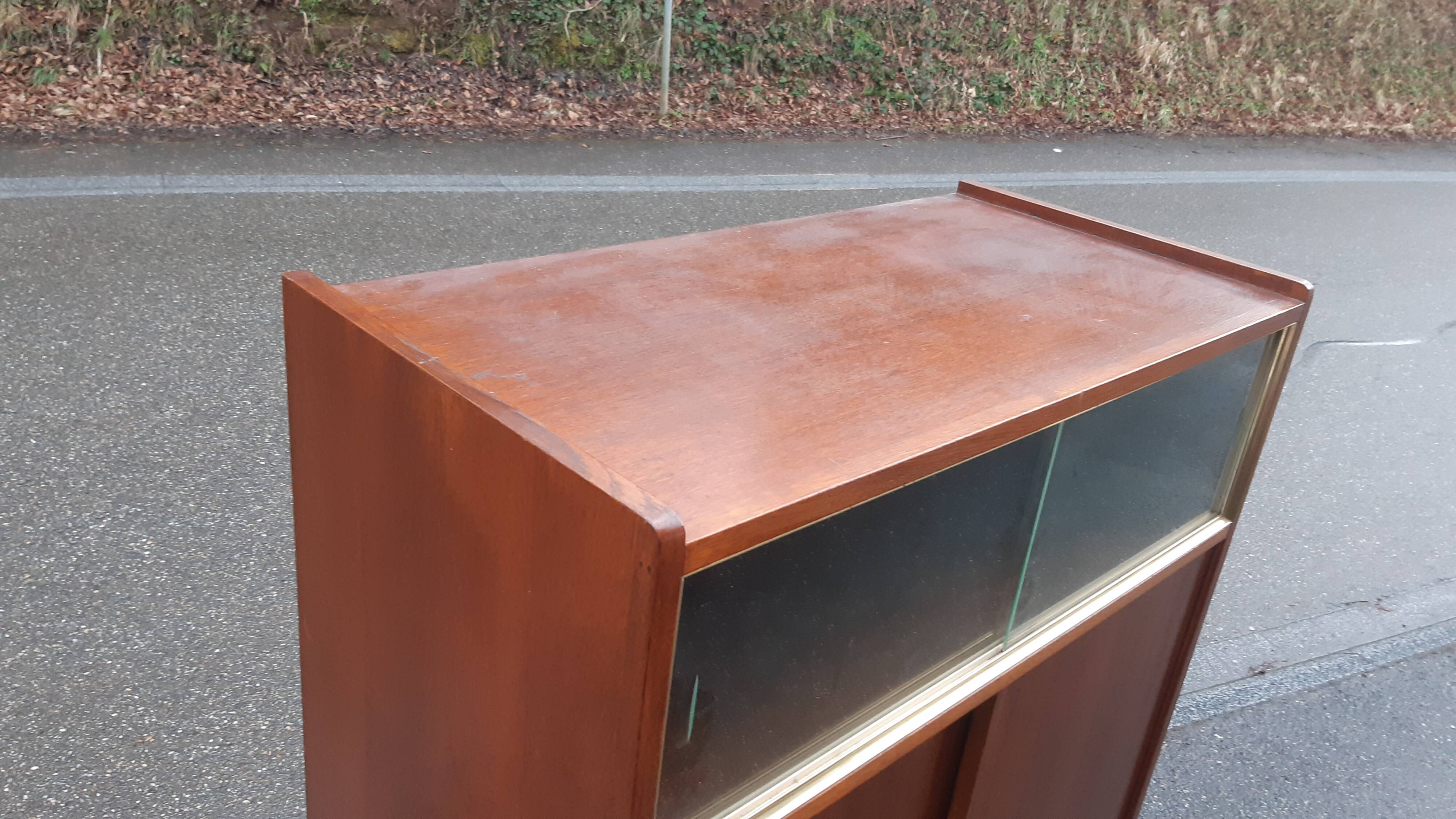 Vintage wardrobe with compass feet