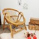 Shell chair or rattan basket for children