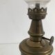 Copper and brass oil lamp