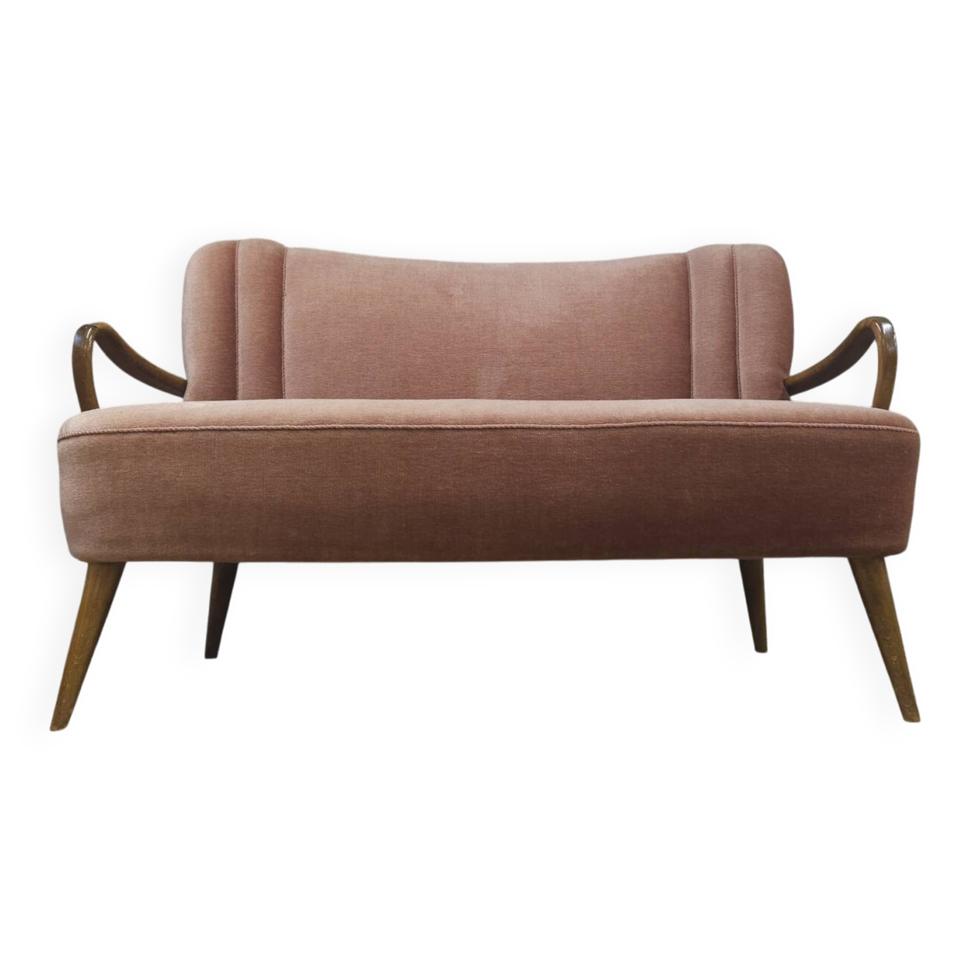 Vintage 1950s 2-seater sofa