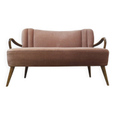 Vintage 1950s 2-seater sofa