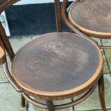 Pair of Vintage Thonet Viennese Bentwood Chairs