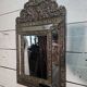 Miroir en laiton à parcloses du XIXe