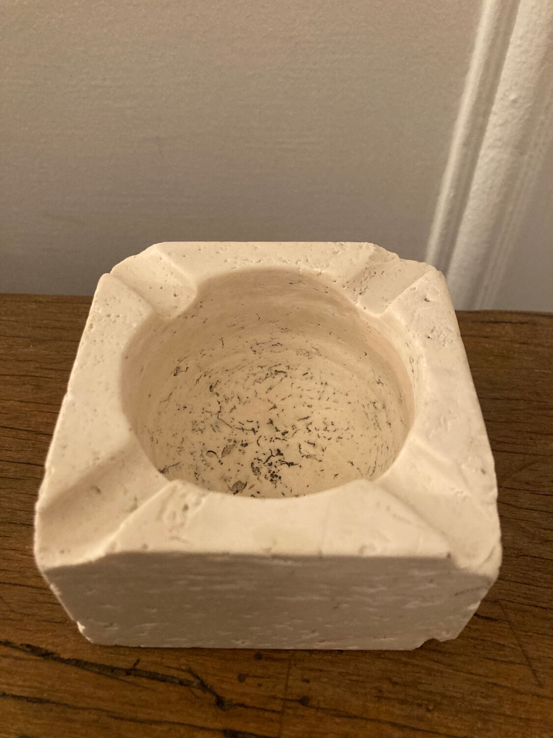 Travertine ashtray