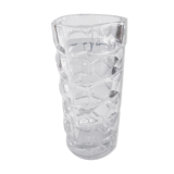 Art-deco triangular high vase