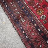 Ancien tapis en laine fait main