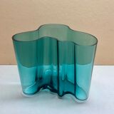 Blue vase by Alvar Aalto