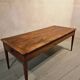 Antique French oak dining table with pine top – 19th century