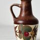 West German style ceramic pitcher vase 50/60's