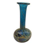 Mdina Glass Bud Vase Malta  by Michael Harris  Hand Blown MCM Signed