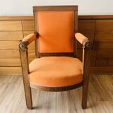 Orange armchair