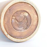 Set of 4 ceramic pieces by Madeleine Brault, Pottery of the Dove