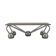 Glass coffee table, Italian design, 1970s, manufactured in Italy