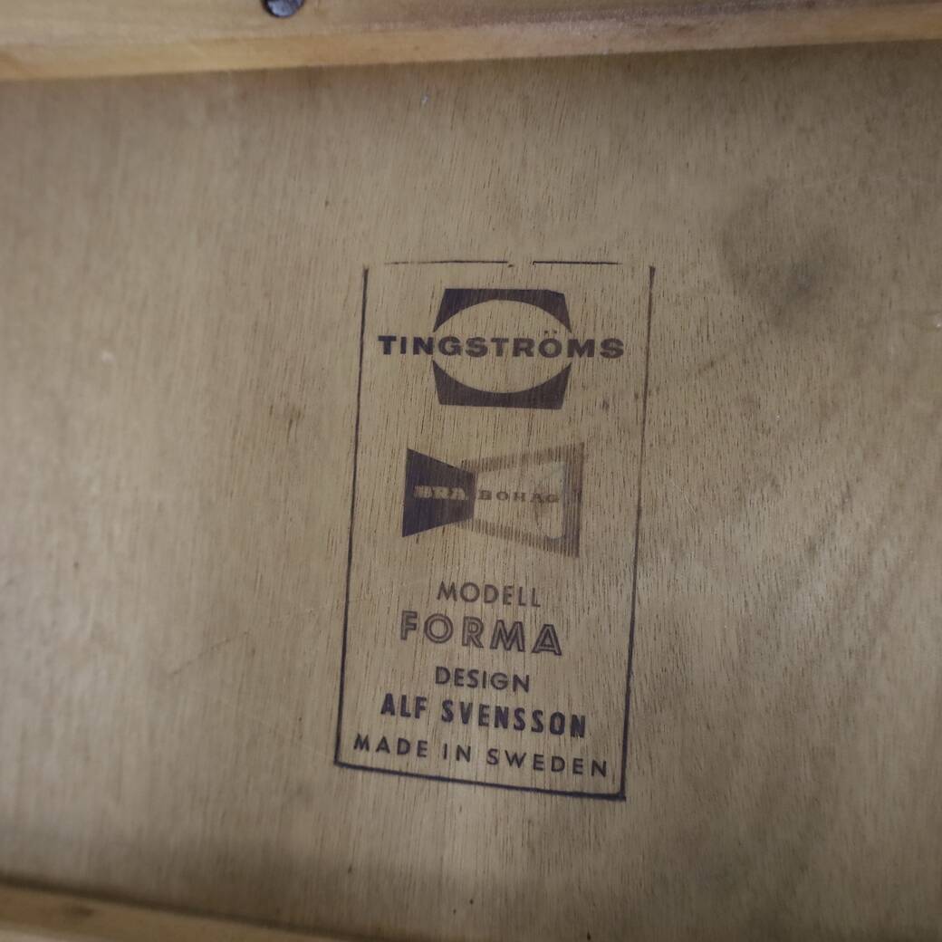 Teak coffee table by Alf Svensson for Tingströms Sweden, 1960s