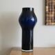 Imposant Vase En Verre Soufflé Bleu Nuit Design