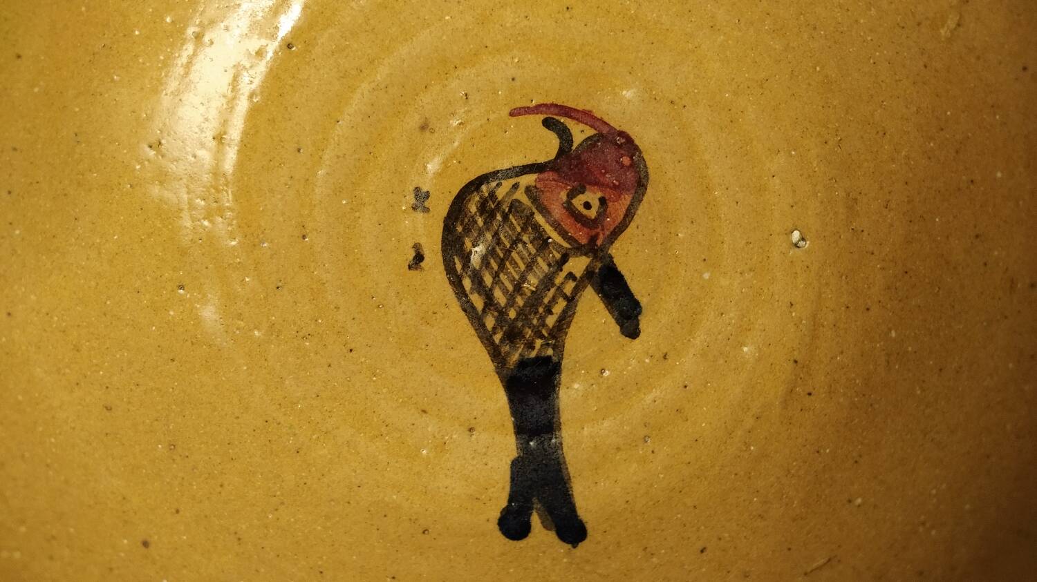 Old Qajar cup Persian ceramic 19th century