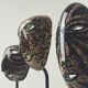 Ensemble de 3 masques en céramique des potiers d’Accolay