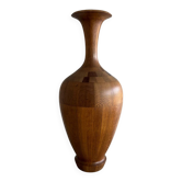 Hardwood Art Vase attributed to Maurice Bonami for De Coene Frères,
