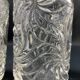 Pair of early 20th century SAINT LOUIS crystal perfume bottles, Fleurs de viole model