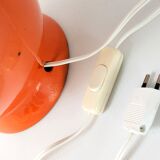 Vintage lamp foot 1960 ceramic orange