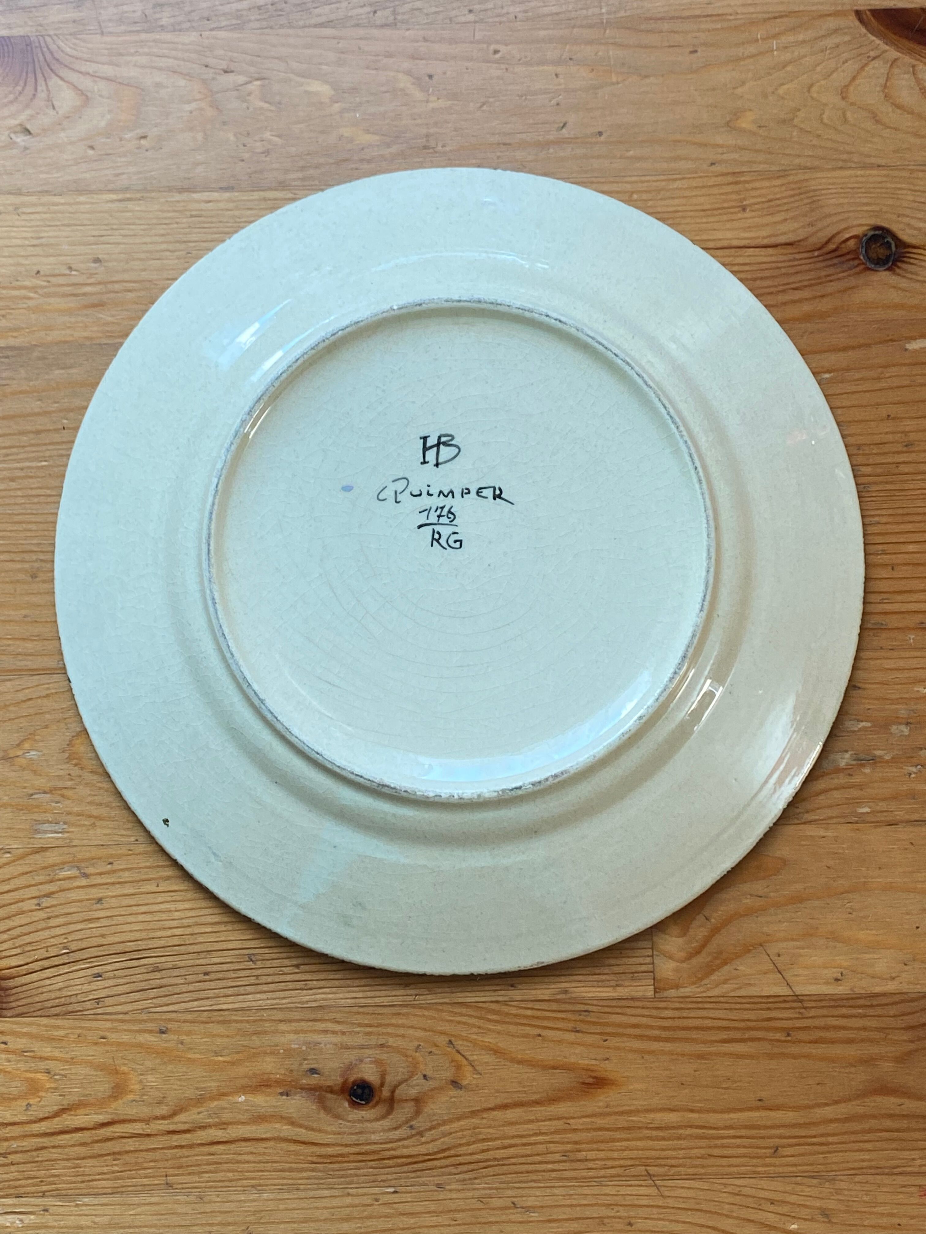 Hollow Plate HB Quimper R-M/176