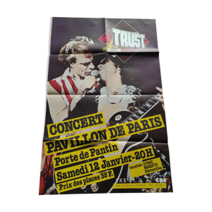 Affiche du concert de trust du