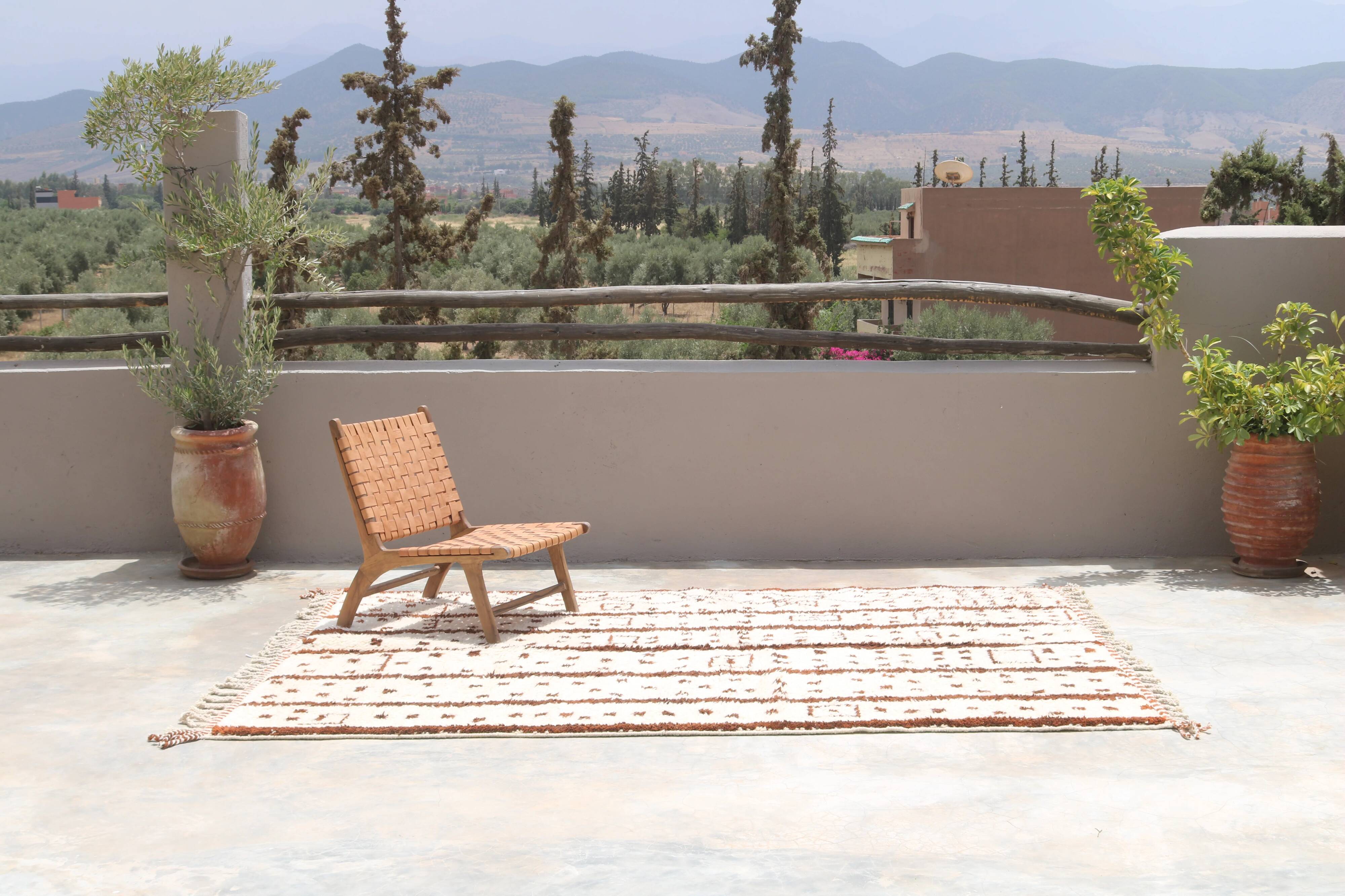 Large handmade colourful rug, 295 x 205 cm - G1035