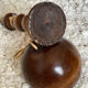 Old bilboquet in turned wood