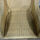 Fauteuil en rotin bambou osier 1950/1960 vintage