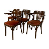 Set of 4 bistro armchairs