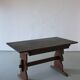 Alpine carved pine dining table set | 1950s