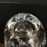 Crystal vase signed Daum