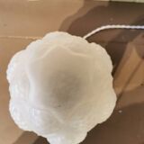 Lampe art déco aux hortensias